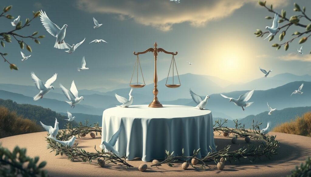 Peace agreement conditions